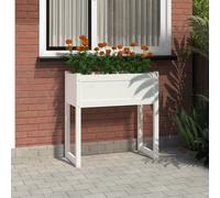 Maison Exclusive Commode blanche 78x40x81 cm en pin massif