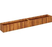 Maison Exclusive - Élévateur de jardin, modèle bac, 200x30x25 cm, en bois massif d'acacia