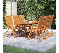 Maison Exclusive - Ensemble de salle à manger de jardin 7 pièces en bois d'acacia massif 160-240 cm
