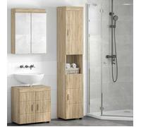 Maison Exclusive - Ensemble d'armoire de salle de bain TULUM Chêne Sonoma