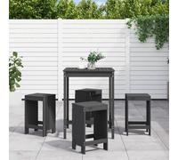 Maison Exclusive - Ensemble de bar de jardin 5 pcs gris bois de pin massif