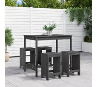 Maison Exclusive - Ensemble de bar de jardin 5 pcs gris bois de pin massif