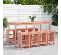 Maison Exclusive - Ensemble de bar de jardin 9 pièces en bois massif de douglas