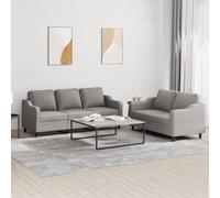 Maison Exclusive - Ensemble de canapés 2 pièces avec coussins, tissu taupe