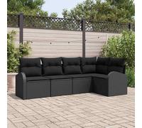 Maison Exclusive - Ensemble de Canapés avec coussin Noir Polyester