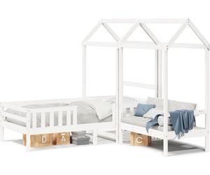 Maison Exclusive - Ensemble de lit et de banc avec toit sans matelas 80x200 cm