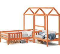 Maison Exclusive - Ensemble de lit et de banc avec toit sans matelas 90x190 cm