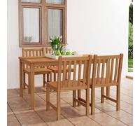 Maison Exclusive - Ensemble de salle à manger de jardin 5 pièces 150 x 90 cm en bois de teck massif
