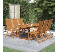Maison Exclusive - Ensemble de salle à manger de jardin 7 pièces en bois massif d'acacia 150-200 cm