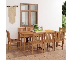 Maison Exclusive - Ensemble de salle à manger de jardin 9 pièces 180 x 90 cm en bois de teck massif