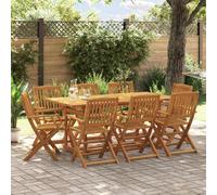 Maison Exclusive - Ensemble de salle à manger de jardin 9 pièces 180x90x75 cm en bois massif d'acacia