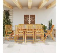 Maison Exclusive - Ensemble de salle à manger de jardin 9 pièces 180x90x75 cm en bois massif d'acacia