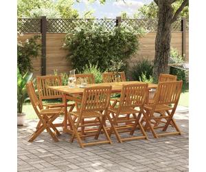 Maison Exclusive - Ensemble de salle à manger de jardin 9 pièces 180x90x75 cm en bois massif d'acacia