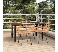Maison Exclusive - Ensemble de salon de jardin 5 pièces en rotin synthétique