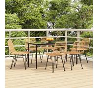Maison Exclusive - Ensemble de salon de jardin 7 pièces en rotin synthétique