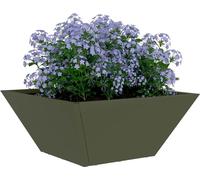 Maison Exclusive - Jardinière 5 pièces vert olive 35 x 35 x 15 cm