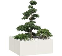 Maison Exclusive - Jardinière blanche 100x100x40 cm en acier