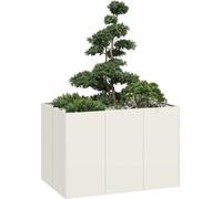 Maison Exclusive - Jardinière blanche 120x80x80 cm en acier