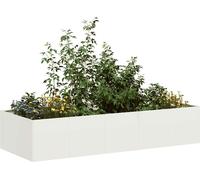 Maison Exclusive - Jardinière blanche 200x80x40 cm en acier