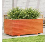 Maison Exclusive - Jardinière cire marron 110x60x49,5 cm bois de pin massif