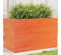 Maison Exclusive - Jardinière cire marron 110x60x68,5 cm bois de pin massif