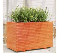 Maison Exclusive - Jardinière cire marron 110x60x72 cm bois de pin massif