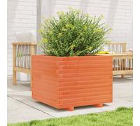 Maison Exclusive - Jardinière cire marron 60x60x49,5 cm bois de pin massif