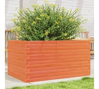 Maison Exclusive - Jardinière cire marron 90x60x46 cm bois de pin massif