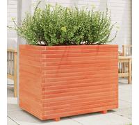 Maison Exclusive - Jardinière cire marron 90x60x72,5 cm bois de pin massif