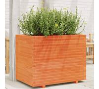 Maison Exclusive - Jardinière cire marron 90x60x72 cm bois de pin massif