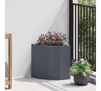 Maison Exclusive - Jardinière d'angle anthracite 30 x 30 x 35 cm acier