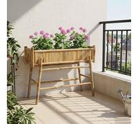 Maison Exclusive - Jardinière d'extérieur avec support, couleur naturelle, 100 x 38 x 74 cm, en bambou