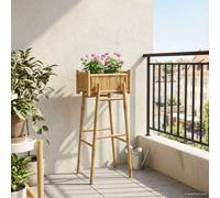 Maison Exclusive - Jardinière d'extérieur avec support, couleur naturelle, 50 x 38 x 114 cm, en bambou