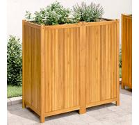 Maison Exclusive - Jardinière en bois massif d'acacia, avec insert, dimensions : 100 x 50 x 100 cm