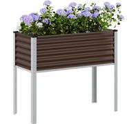 Maison Exclusive - Jardinière marron 100 x 45 x 90 cm Acier