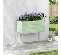 Maison Exclusive - Jardinière pastel vert, 100 x 45 x 90 cm, en acier galvanisé