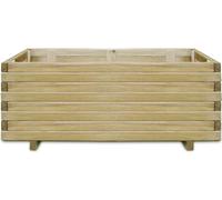 Maison Exclusive - Jardinière surélevée 100x50x40 cm, en bois, rectangulaire