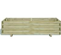 Maison Exclusive - Jardinière surélevée 120x40x30 cm, en bois, rectangulaire