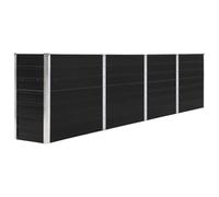 Maison Exclusive - Jardinière surélevée 320 x 40 x 77 cm Acier galvanisé Anthracite