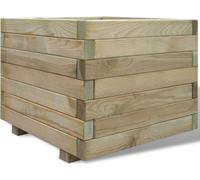 Maison Exclusive - Jardinière surélevée 50x50x40 cm, en bois, de forme carrée