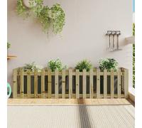 Maison Exclusive - Jardinière surélevée avec clôture en lamelles, dimensions 200x50x50 cm, en bois de pin traité