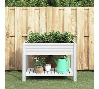 Maison Exclusive - Jardinière surélevée blanche, 110x45x79 cm, en polypropylène