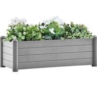 Maison Exclusive - Jardinière surélevée en PP gris pierre 100 x 43 x 35 cm