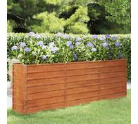 Maison Exclusive - Jardinière surélevée « Rostig » 240 x 40 x 77 cm en acier Corten
