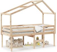Maison Exclusive - Lit haut sans matelas 90x200 cm bois de pin massif