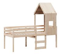 Maison Exclusive - Lit haut sans matelas 90x200 cm bois de pin massif