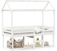 Maison Exclusive - Lit haut sans matelas blanc 90x190 cm bois de pin massif