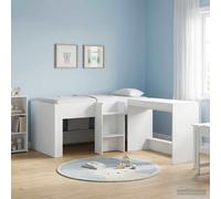 Maison Exclusive - Lit mezzanine pour enfants, 2 pièces, blanc, 163 x 101,1 x 68,5 cm