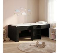 Maison Exclusive - Lit mezzanine pour enfants, 2 pièces, chêne noir, 203 x 101,1 x 68,5 cm
