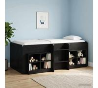 Maison Exclusive - Lit mezzanine pour enfants, 2 pièces, chêne noir, 90 x 190 cm